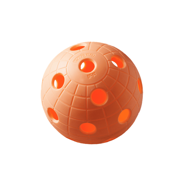 (Orange) Floorball bold  - Unihoc CRATER ball - IFF godkendt (1 stk.)